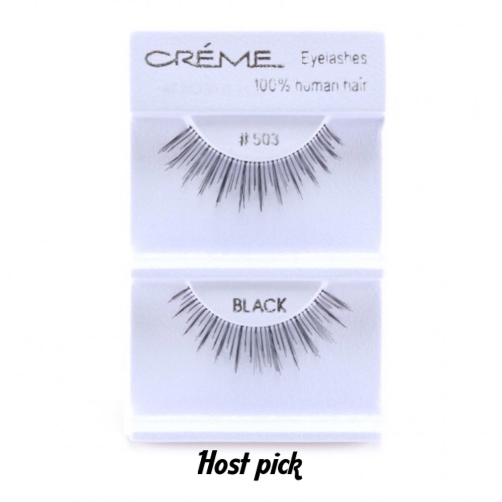 Eyelashes 100% human hair #503